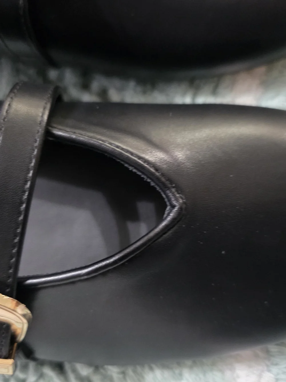 Women's Black Double-Strap Mary Jane Loafers